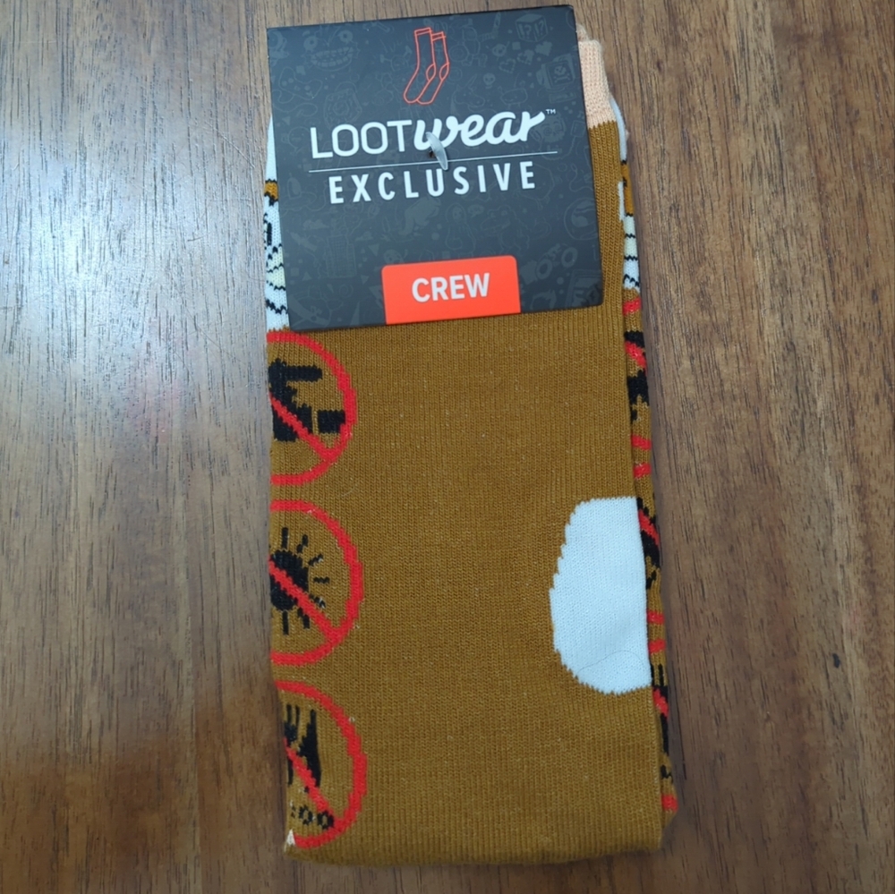 LootCrate Exclusive Gremlins Graphic High Length Socks Unisex size 6-12